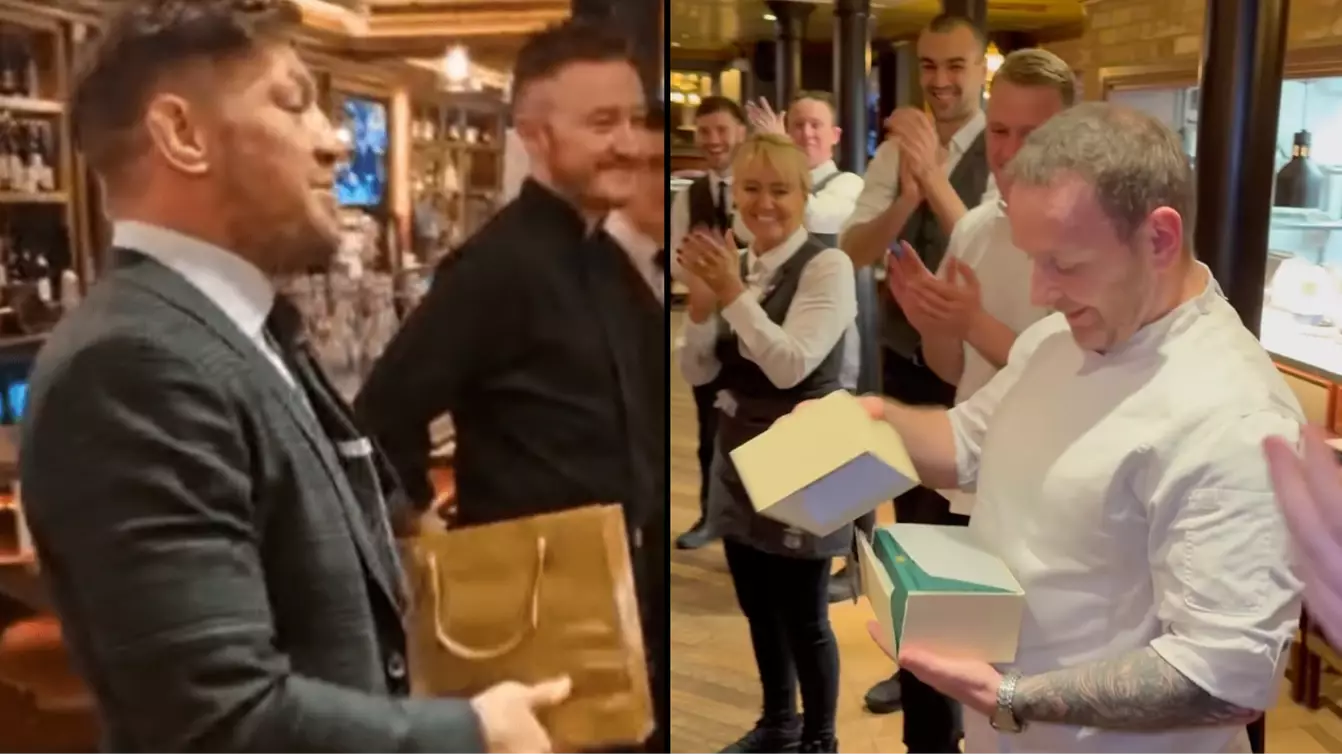 Fans Accuse Conor McGregor of Gifting Head Chef ‘Cheapest Rolex You Can Get’ for His 50th Birthday