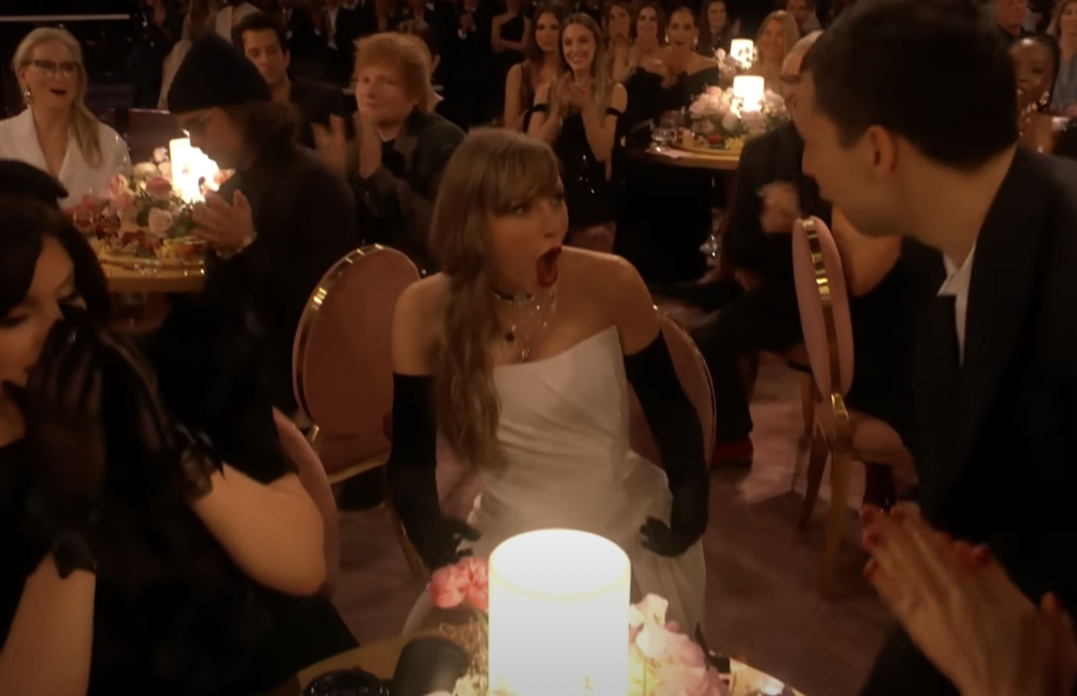 Taylor Swift walked right past ex Calvin Harris at the Grammys — here’s how he reacted