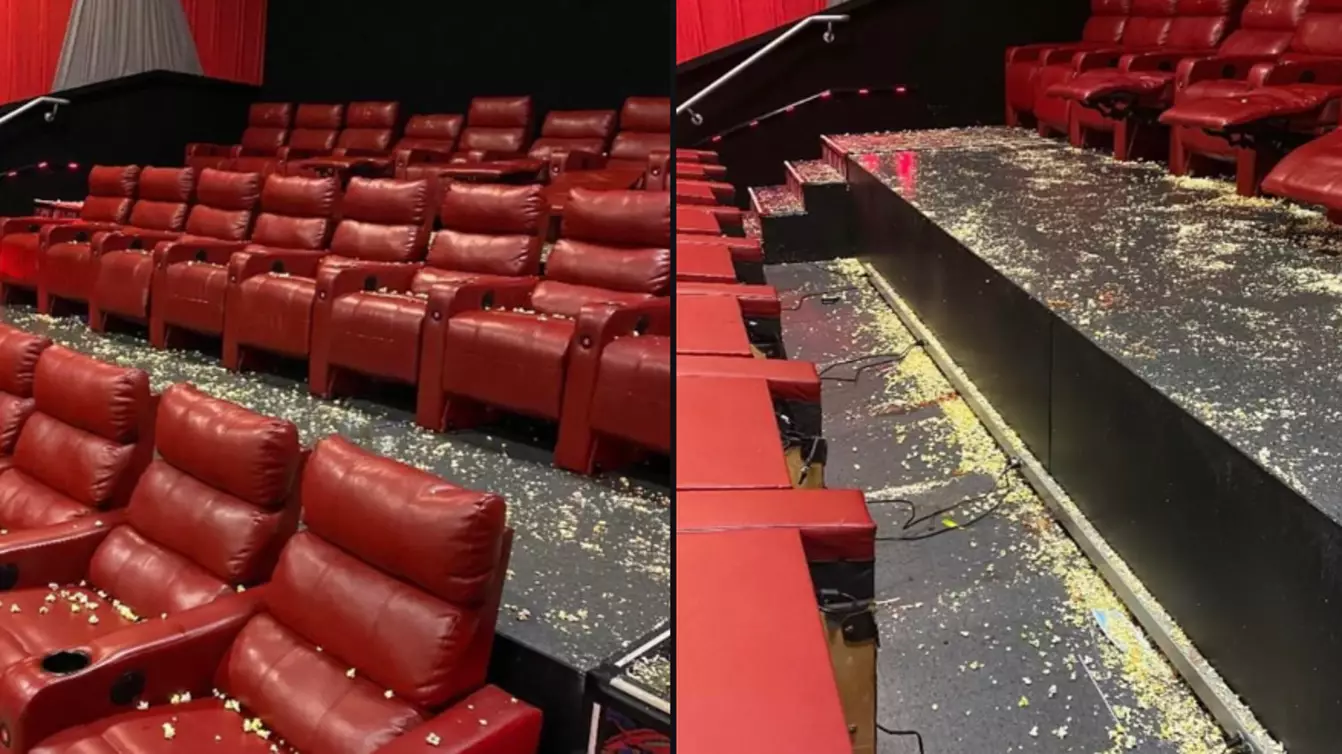 Huge Debate Sparked after Movie Theater Cleaner Posts Images Telling People to ‘Raise their Children Better’