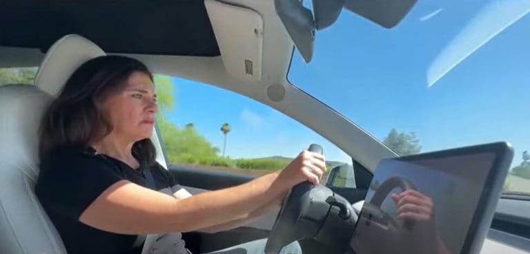 Woman Trapped In ‘Scary’ Tesla After Her Batteries Died