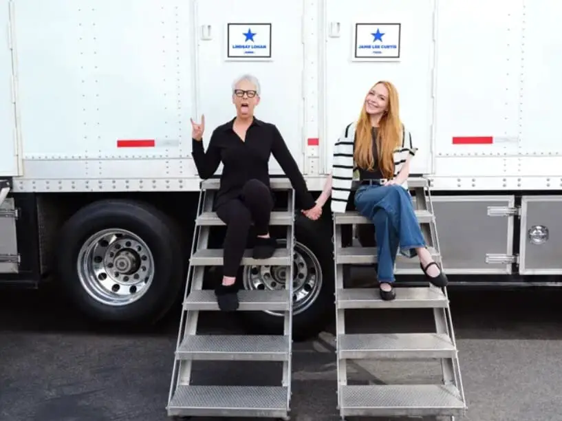 Jamie Lee Curtis and Lindsay Lohan Reunite On Set Of ‘Freaky Friday 2’