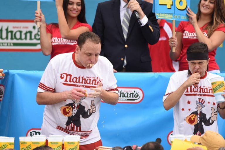 Hot Dog Eating Champ Joey Chestnut Banned From Nathan’s Contest For Promoting Vegan Meat Brand