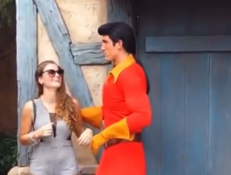 Disneyland Gaston Actor Breaks Character After Woman Inappropriately Touches Him