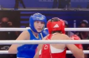 Olympic Boxer Drops Out Mid-Fight Against Opponent Who Failed Gender Eligibility Test