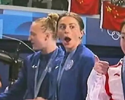 Team USA Athletes Go Viral For Reaction To Chinese Athlete’s Gold Medal Celebration