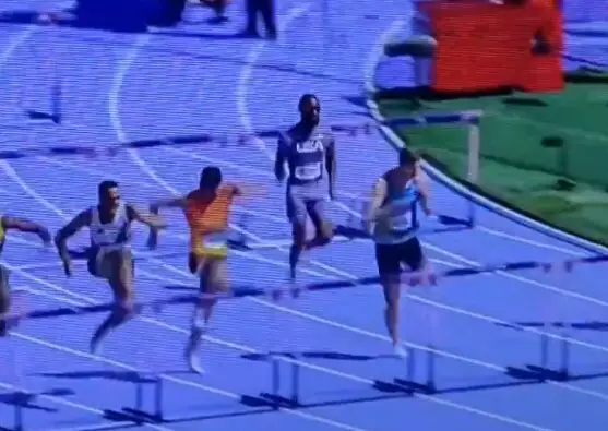 Viewers Were ‘Floored’ While Seeing Olympic Athlete Jog Through Hurdles And Come In Last Place