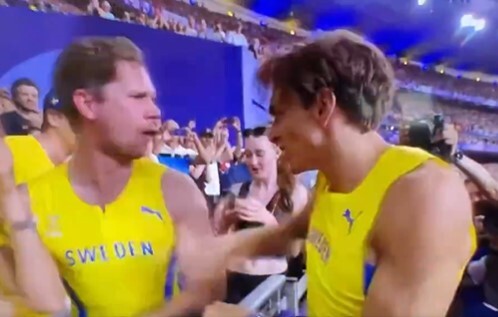 Pole Vaulter Breaks World Record And Then Starts Punching His Teammate