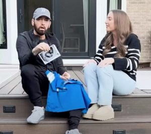 Eminem Fans Emotional After Seeing Rapper Cry ‘For First Time’ Getting News He’ll Be A Grandpa