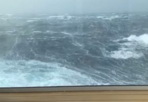 Haunting Footage Shows Waves That Killed 1 And Injured 100 Others On Cruise Ship