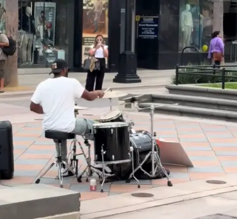 Guy Had No Idea He Was Drumming A Red Hot Chili Peppers Song Right In Front Of Chad Smith