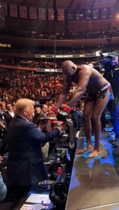 UFC Champion Jon Jones Hands Trump His Title Belt After Victory At UFC 309