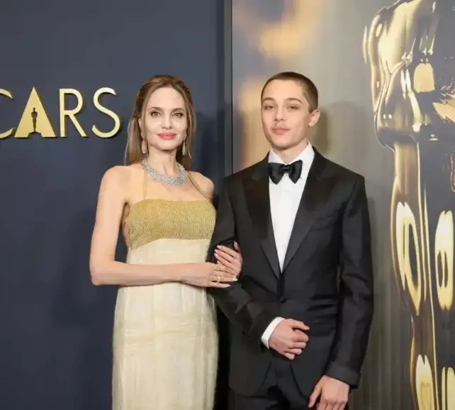 Angelina Jolie And Brad Pitts Son Appears On Red Carpet For First Time In Years