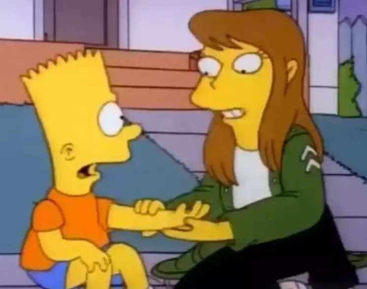 Hawk Tuah Girl Mysteriously Seen In A 1992 Simpsons Episode