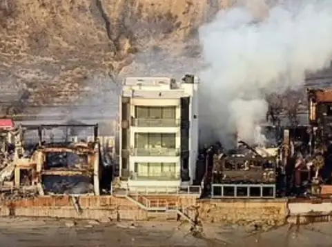 Photos Show LA Mansion Still Standing Amid Burned Houses, Owner Explains His House Escaped Disaster