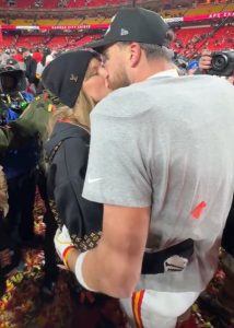 Taylor Swift Smothers Travis Kelce With Love After Chiefs Secure Super Bowl Spot Against Eagles