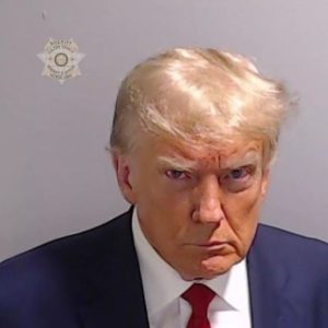 Trump Hung Up His Mugshot Just Outside Of The Oval Office