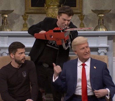 SNL Takes Aim At Zelenskyy And Trump Argument, With Guest Appearance From Mike Myers