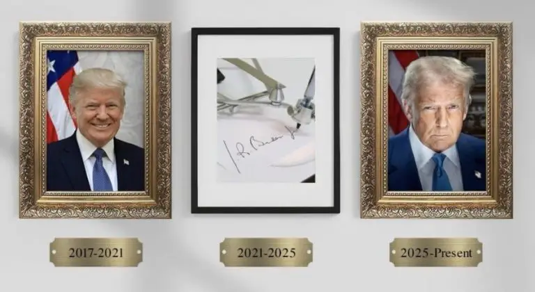 Trump Trolls Biden With ‘Autopen Portrait’ Post