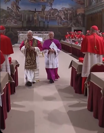 Vatican Footage Shows What Happened In The Moments After Pope Leo XIV Was Selected